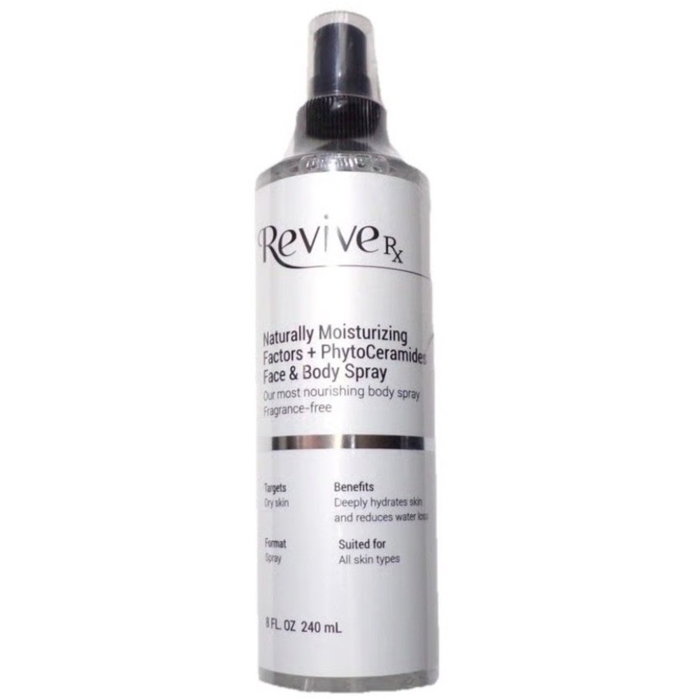 Revive Rx Naturally Moisturizing Factors + PhytoCeramides Face/Body Spray 8oz